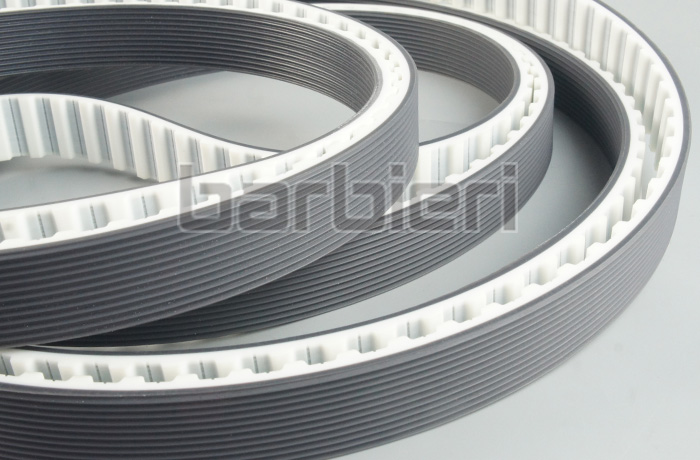Longitudinal line timing belt Longitudinal line timing belt